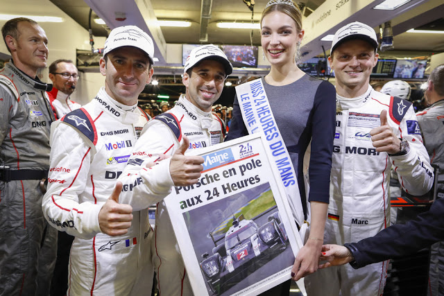 Porsche Team Romain Dumas, Neel Jani y Marc Lieb.