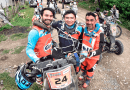 Los tres motociclistas ecuatorianos del Rally Dakar 2022