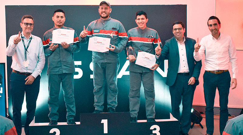 Nissan Ecuador reconoce a sus mejores técnicos de servicio