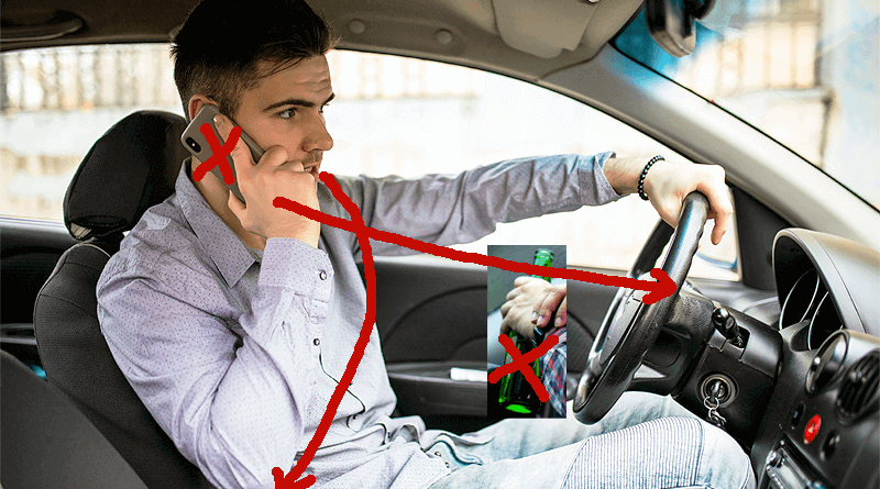 Conductas negativas que debes evitar cuando manejas en carretera