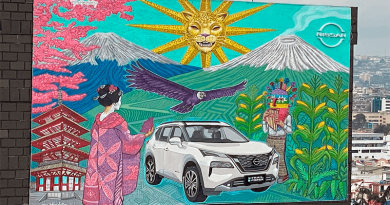 Apitatán y Nissan presentan mural con realidad aumentada