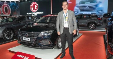 MG celebró 100 años de innovación en el Autoshow de Guayaquil