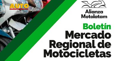 Síntesis del mercado regional de motocicletas a agosto de 2025