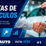 Mercado automotor ecuatoriano creció un 28% en julio de 2026