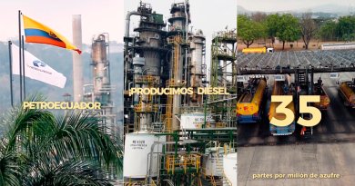 Ecuador mejora la calidad de su diésel premium