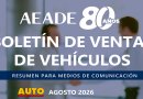 Nuevo récord de ventas en el mercado automotor en agosto